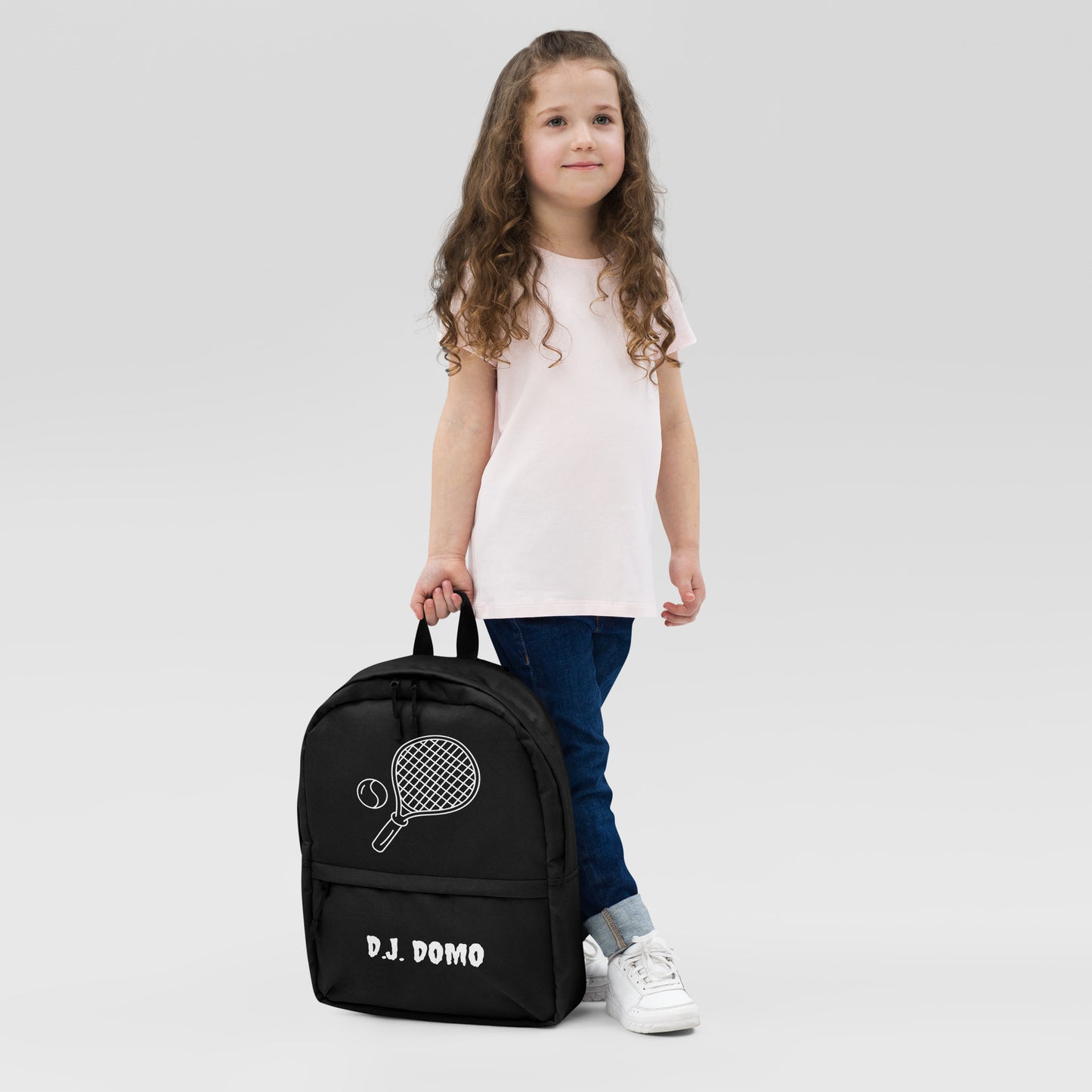 D.J. Domo Tennis Backpack Black/White