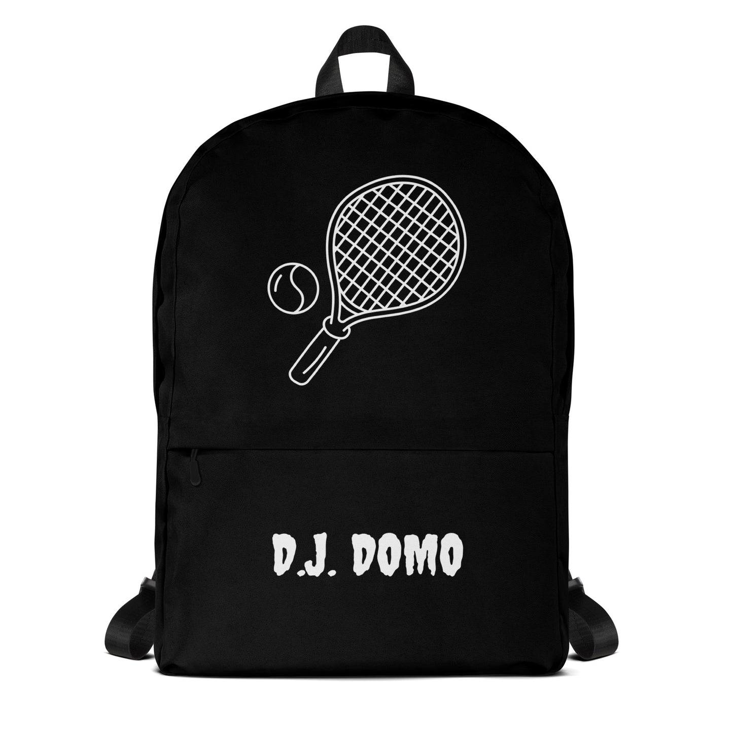 D.J. Domo Tennis Backpack Black/White