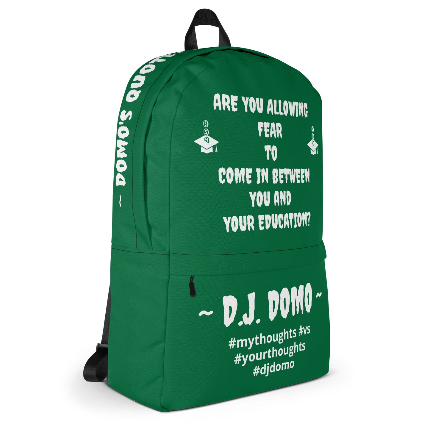 D.J. Domo DQOI Pt 1 "FEAR" Backpack Green/White