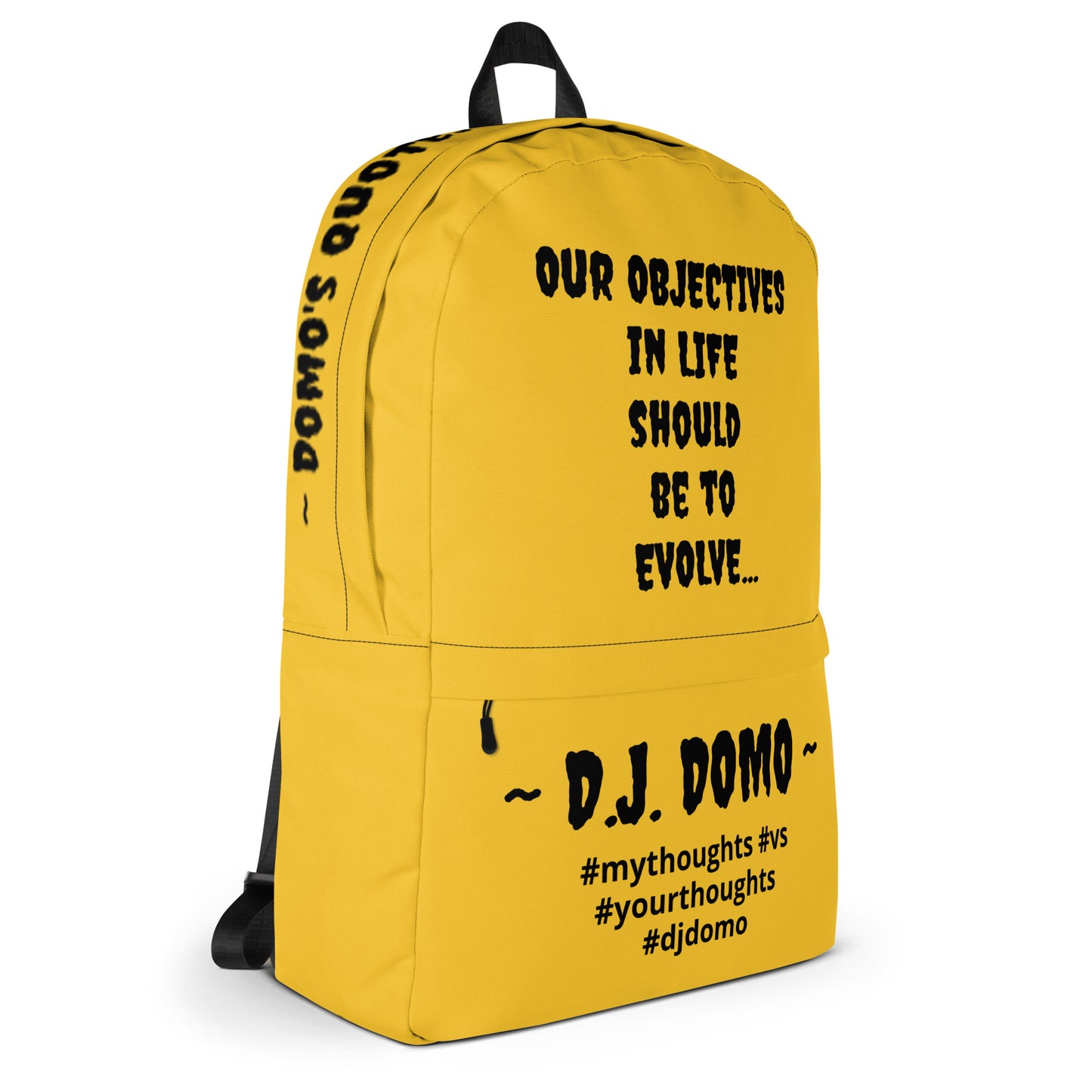 D.J. Domo DQOI Pt 1 "Book Objective" Backpack Gold/Black