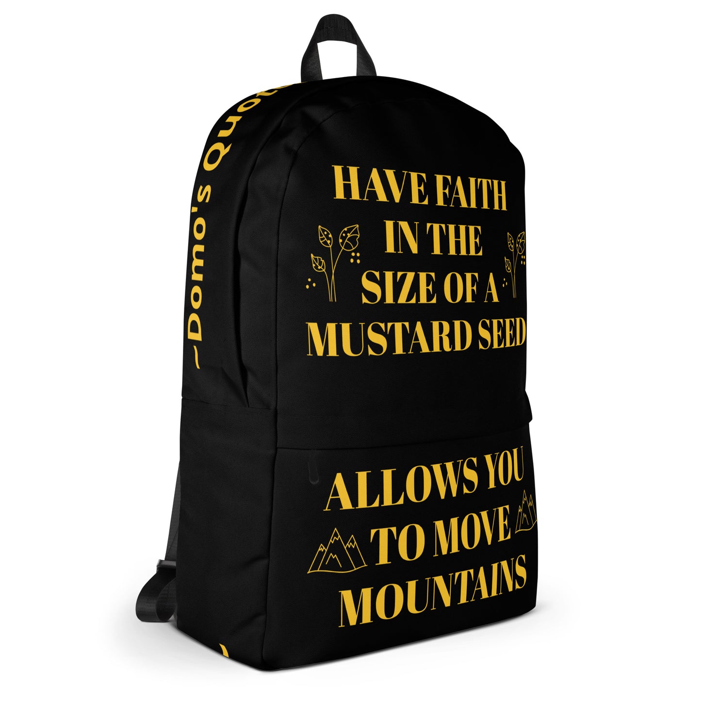 D.J. Domo DQOI Pt 1 "FAITH" Backpack Black/Gold