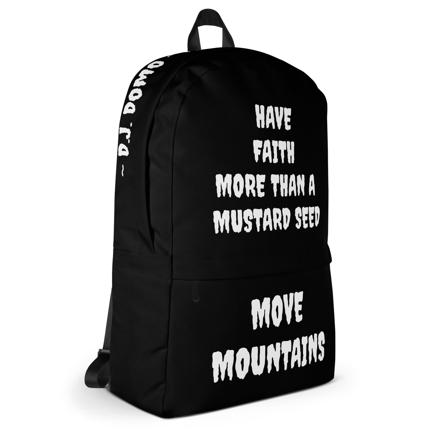 D.J. Domo "Move Mountain" Backpack Black/White