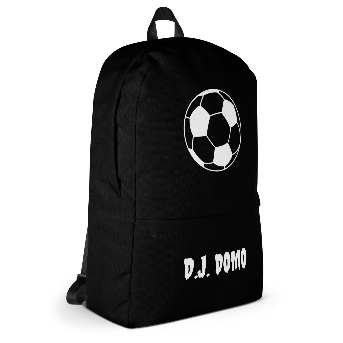 D.J. Domo Soccer Backpack Black/White