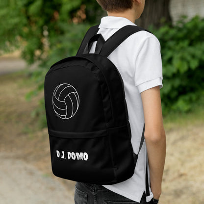 D.J. Domo Volleyball Backpack Black/White