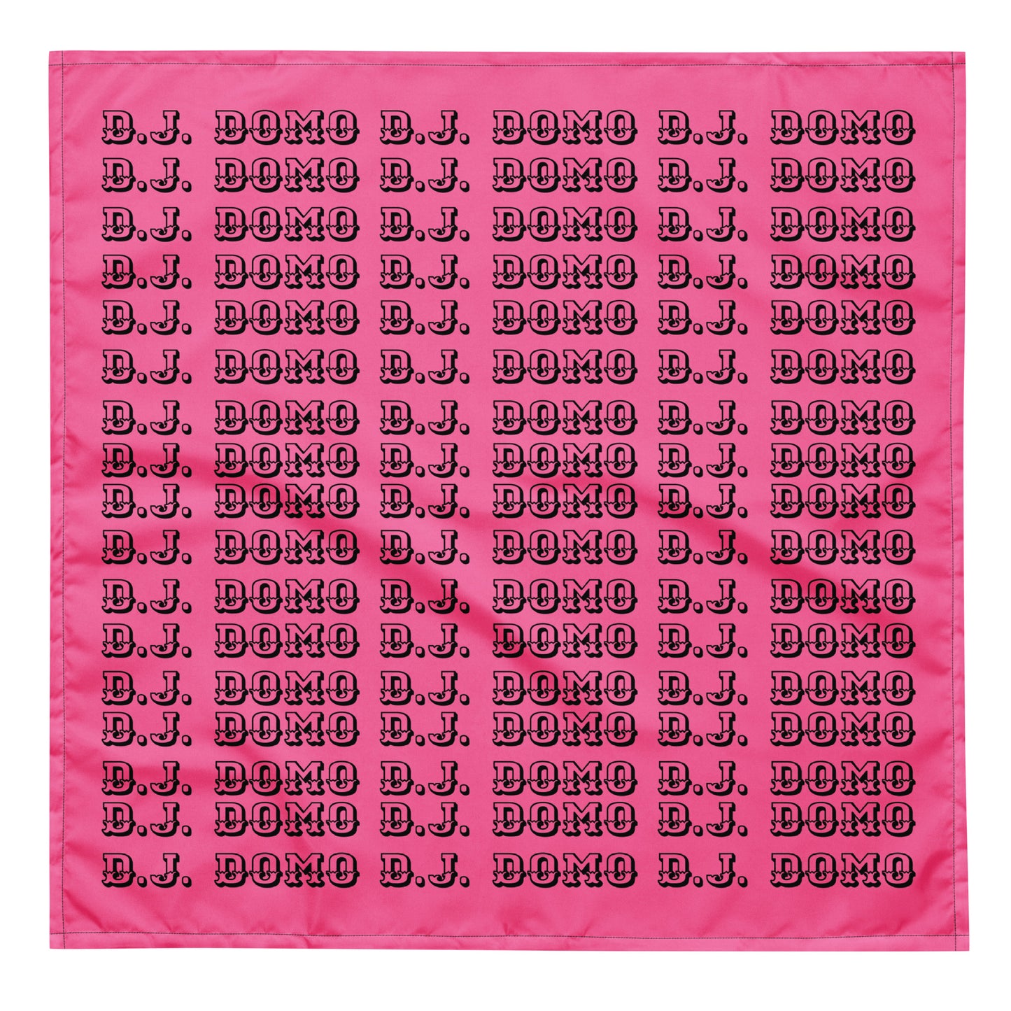 D.J. Domo Bandana Pink/Black