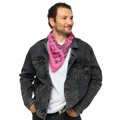 D.J. Domo Bandana Pink/Black