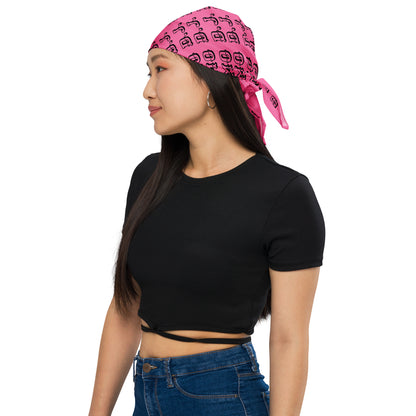 D.J. Domo Bandana Pink/Black