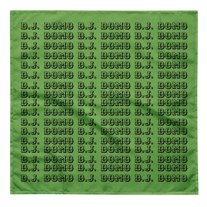 D.J. Domo Bandana Light Green/Black