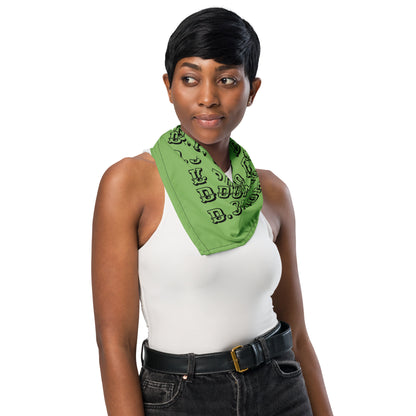 D.J. Domo Bandana Light Green/Black