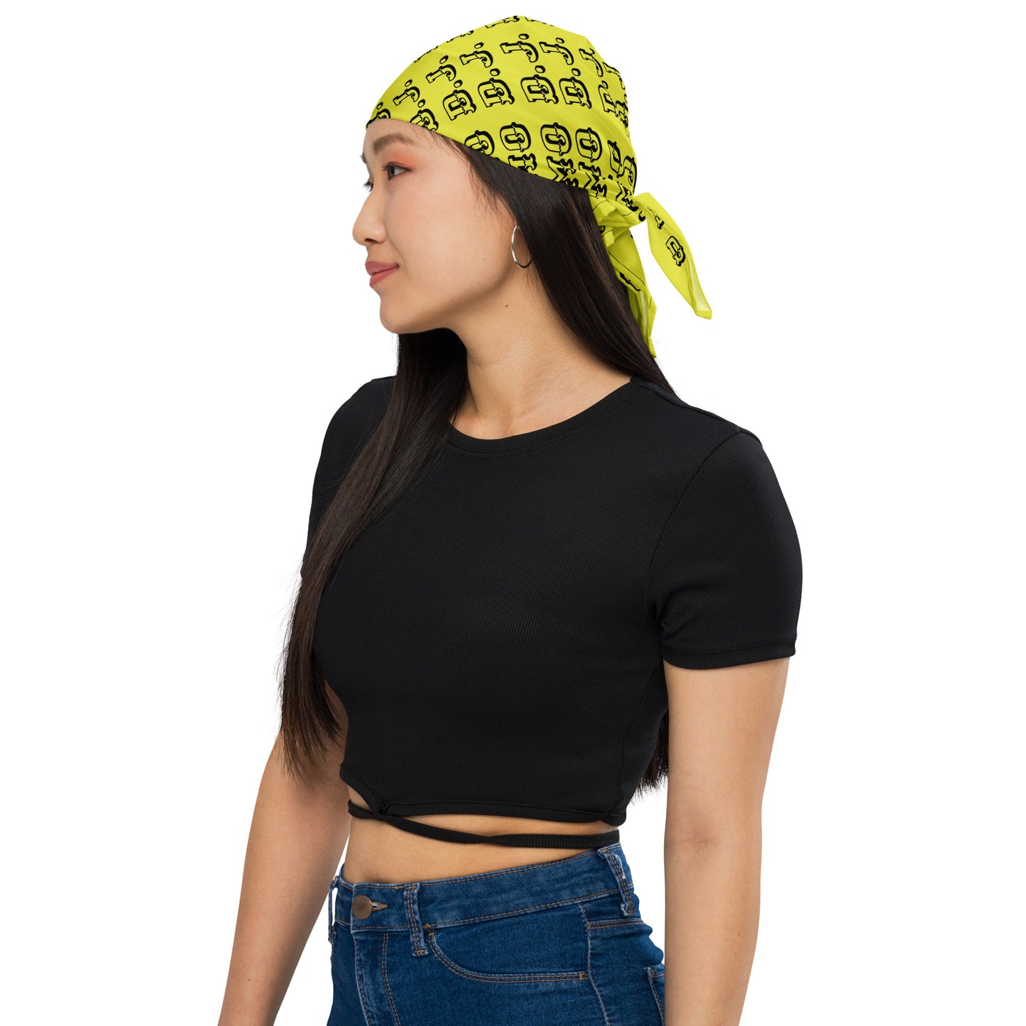 D.J. Domo Bandana Yellow/Black