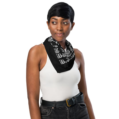 D.J. Domo Bandana Black/White