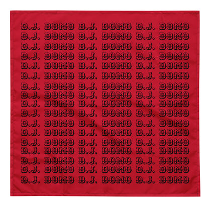 D.J. Domo Bandana Red/Black