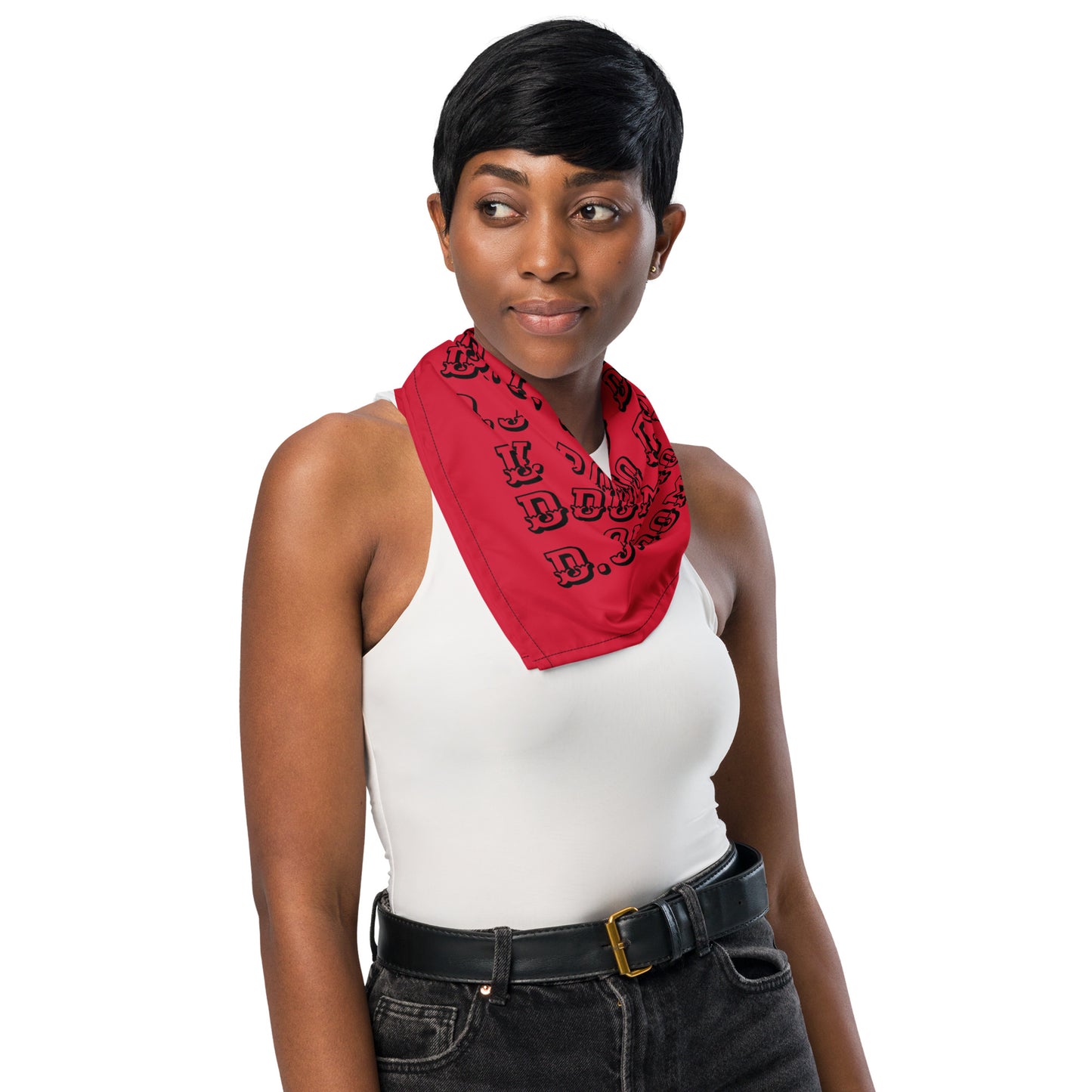 D.J. Domo Bandana Red/Black