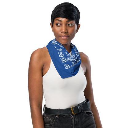 D.J. Domo Bandana Blue/White