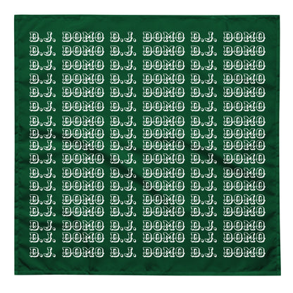 D.J. Domo Bandana Green/White