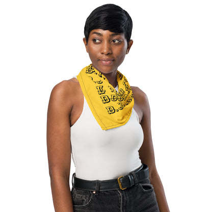 D.J. Domo Bandana Gold/Black