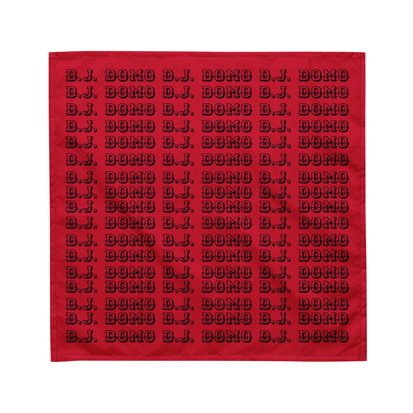 D.J. Domo Bandana Red/Black