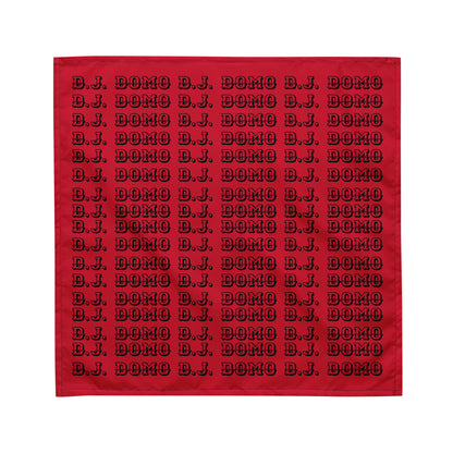 D.J. Domo Bandana Red/Black