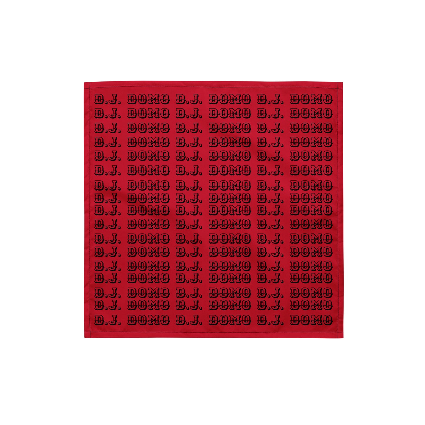 D.J. Domo Bandana Red/Black