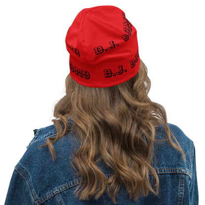 D.J. Domo "PIE" Beanie Red/Black