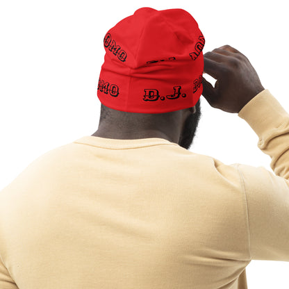 D.J. Domo "PIE" Beanie Red/Black