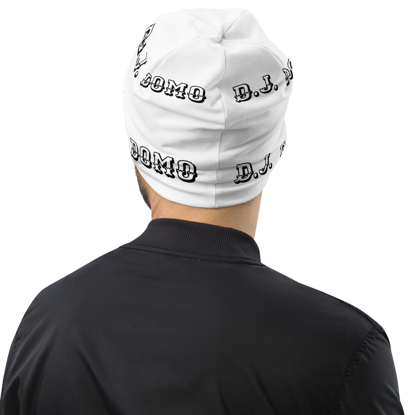 D.J. Domo "PIE" Beanie White/Black