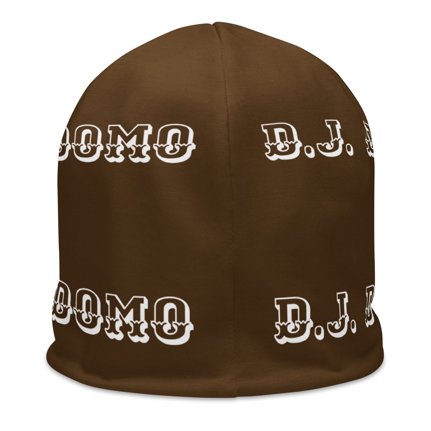 D.J. Domo "LOYAL" Beanie Brown/White