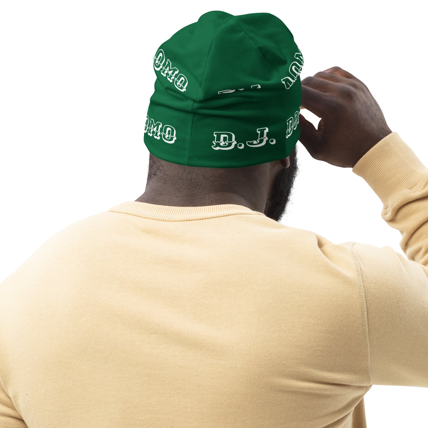 D.J. Domo "LOYAL" Beanie Green/White