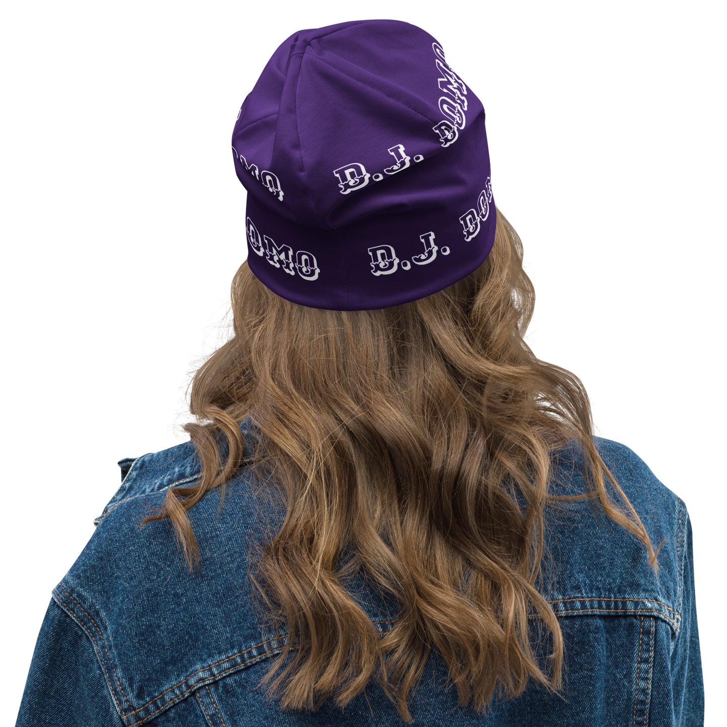 D.J. Domo "LOYAL" Beanie Purple/White