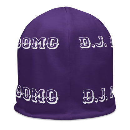 D.J. Domo "LOYAL" Beanie Purple/White