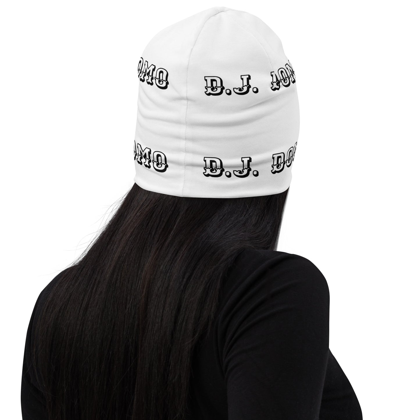 D.J. Domo "LOYAL" Beanie White/Black