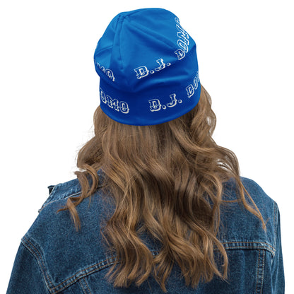 D.J. Domo "LOYAL" Beanie Light Blue/White