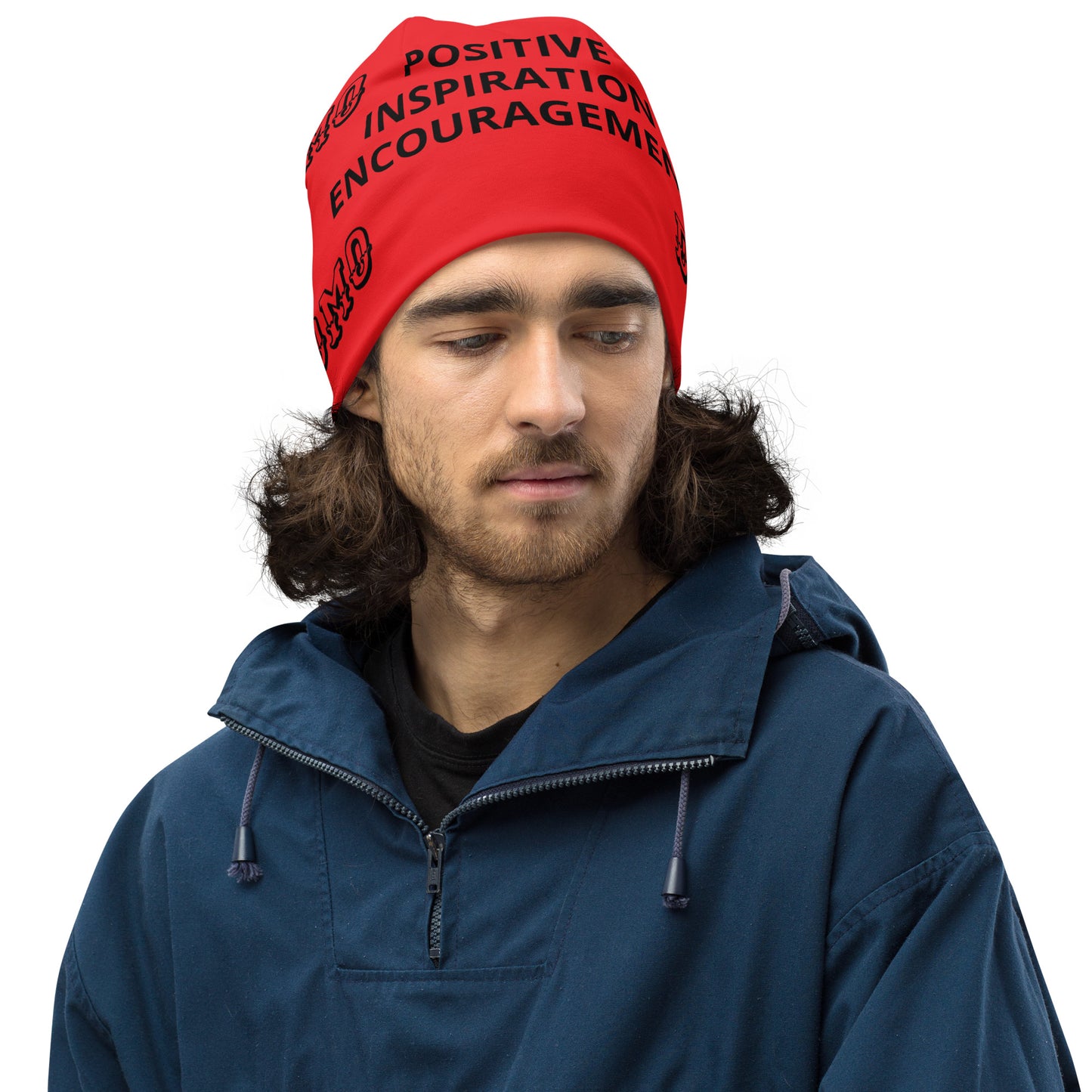 D.J. Domo "PIE" Beanie Red/Black