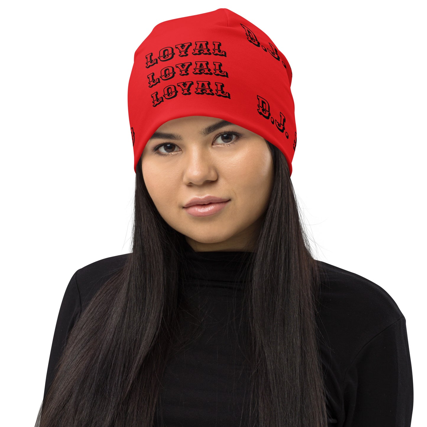 D.J. Domo "LOYAL" Beanie Red/Black