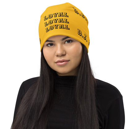 D.J. Domo "LOYAL" Beanie Gold/Black