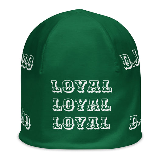 D.J. Domo "LOYAL" Beanie Green/White