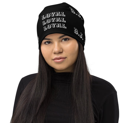 D.J. Domo "LOYAL" Beanie Black/White