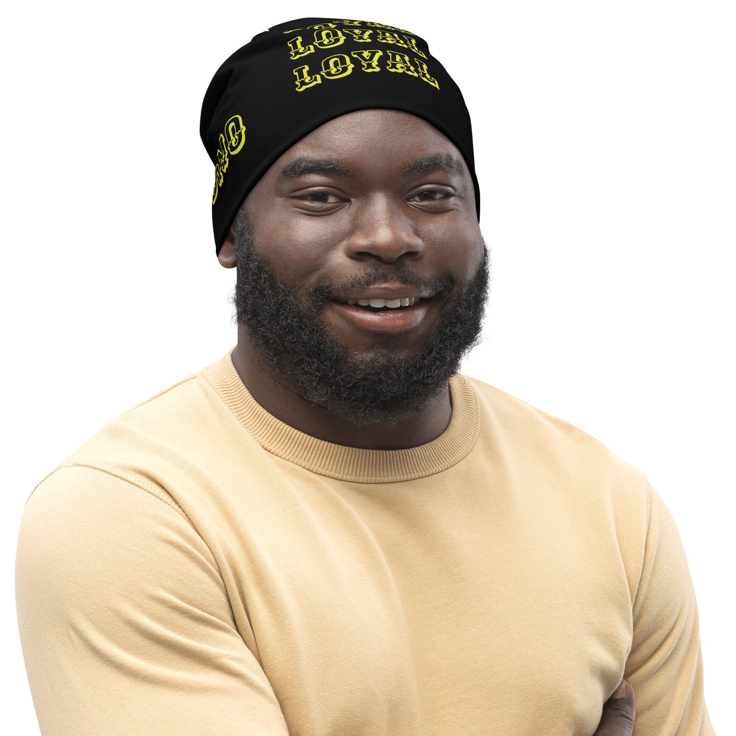 D.J. Domo "LOYAL" Beanie Black/Yellow