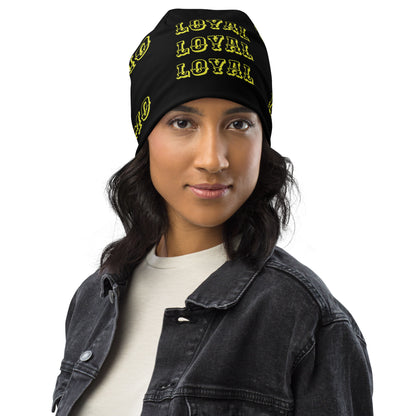 D.J. Domo "LOYAL" Beanie Black/Yellow