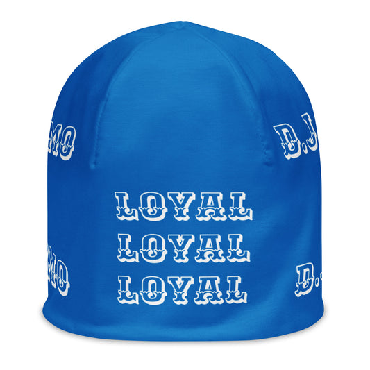 D.J. Domo "LOYAL" Beanie Light Blue/White