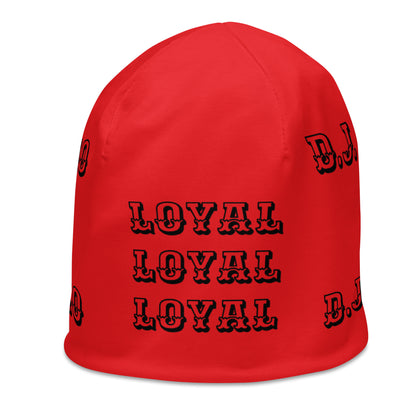 D.J. Domo "LOYAL" Beanie Red/Black