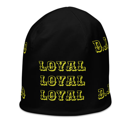 D.J. Domo "LOYAL" Beanie Black/Yellow