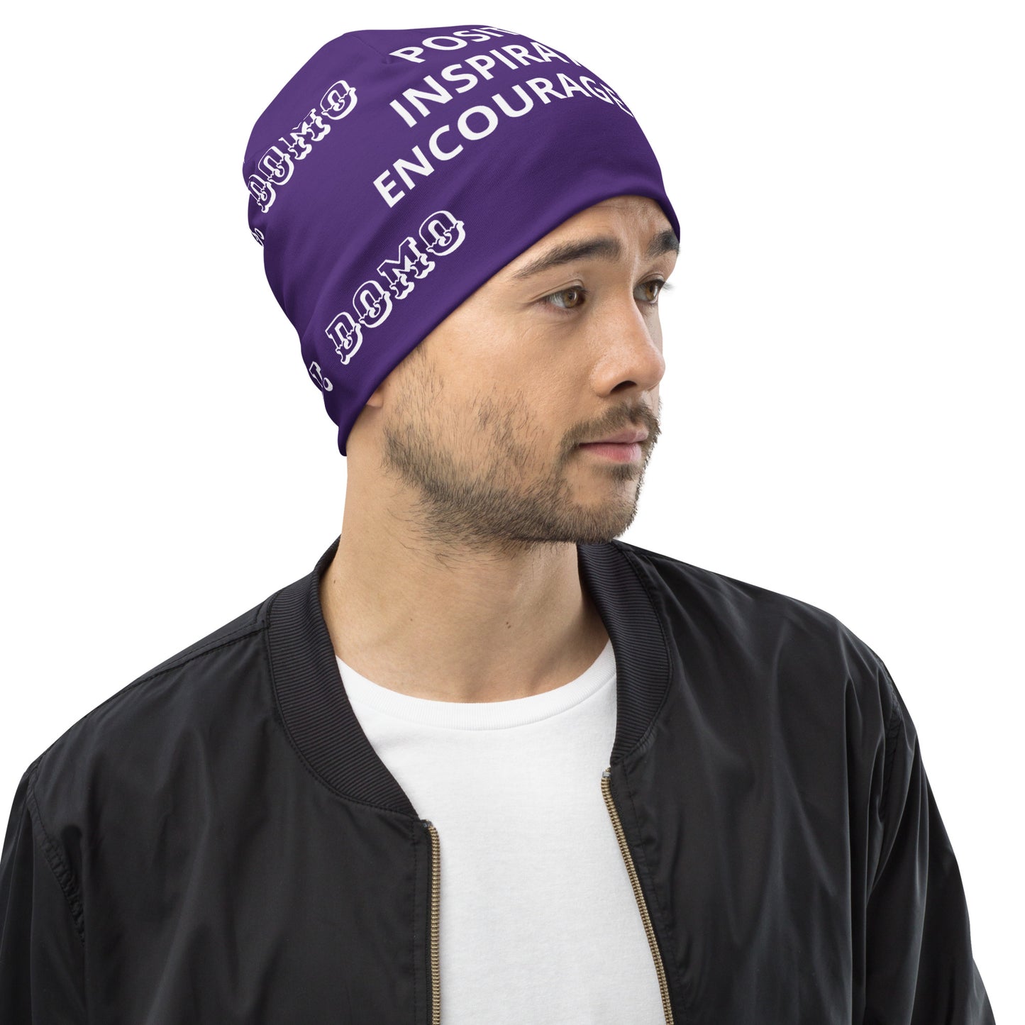 D.J. Domo "PIE" Beanie Purple/White