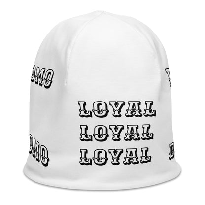 D.J. Domo "LOYAL" Beanie White/Black