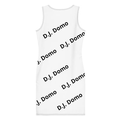 D.J. Domo "Classic" Bodycon Dress White/Black