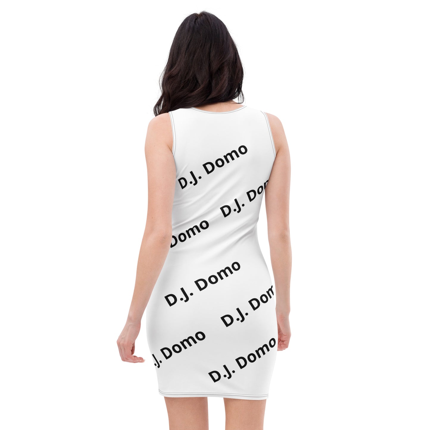 D.J. Domo "Classic" Bodycon Dress White/Black