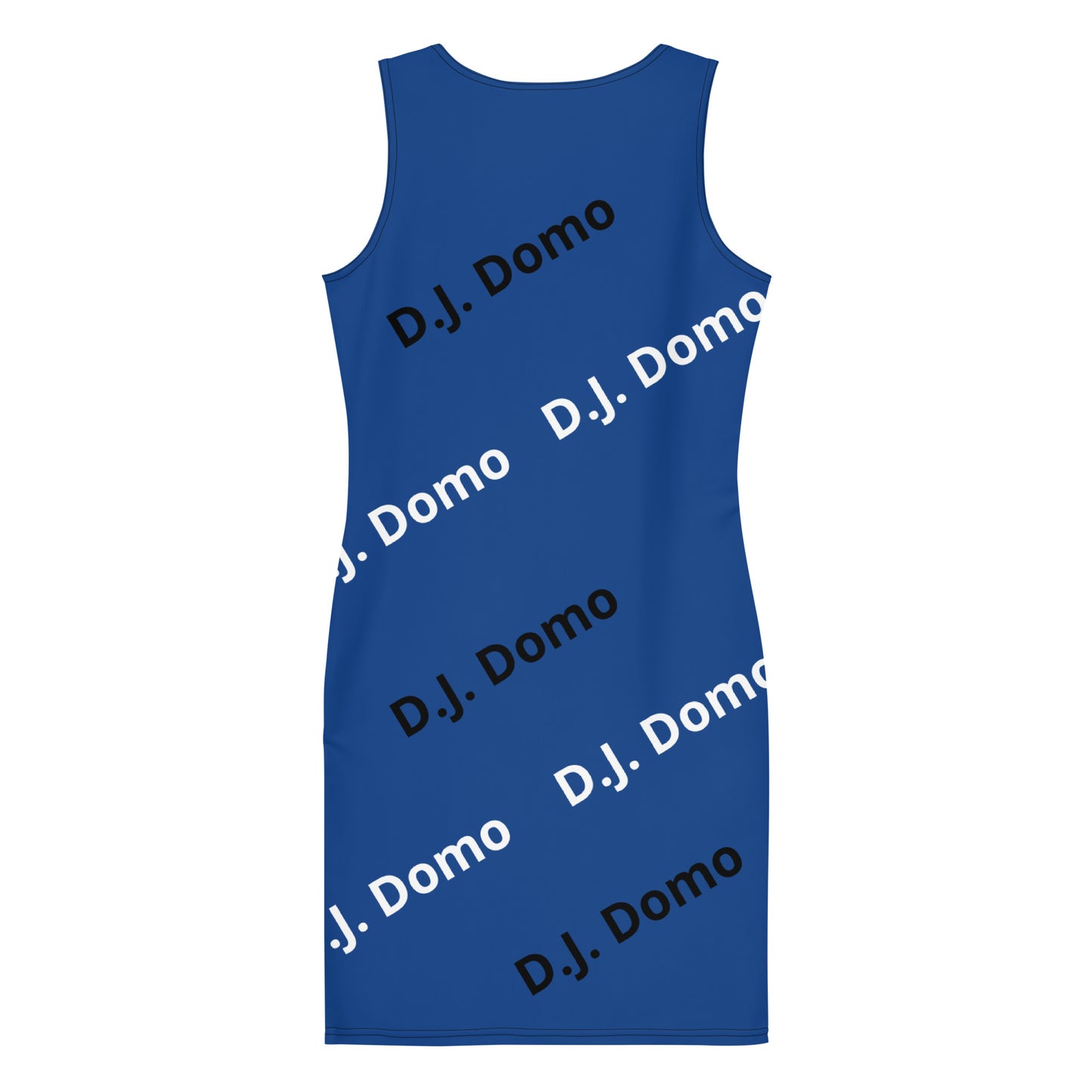 D.J. Domo "Classic" Bodycon Dress Dark Blue/White/Black