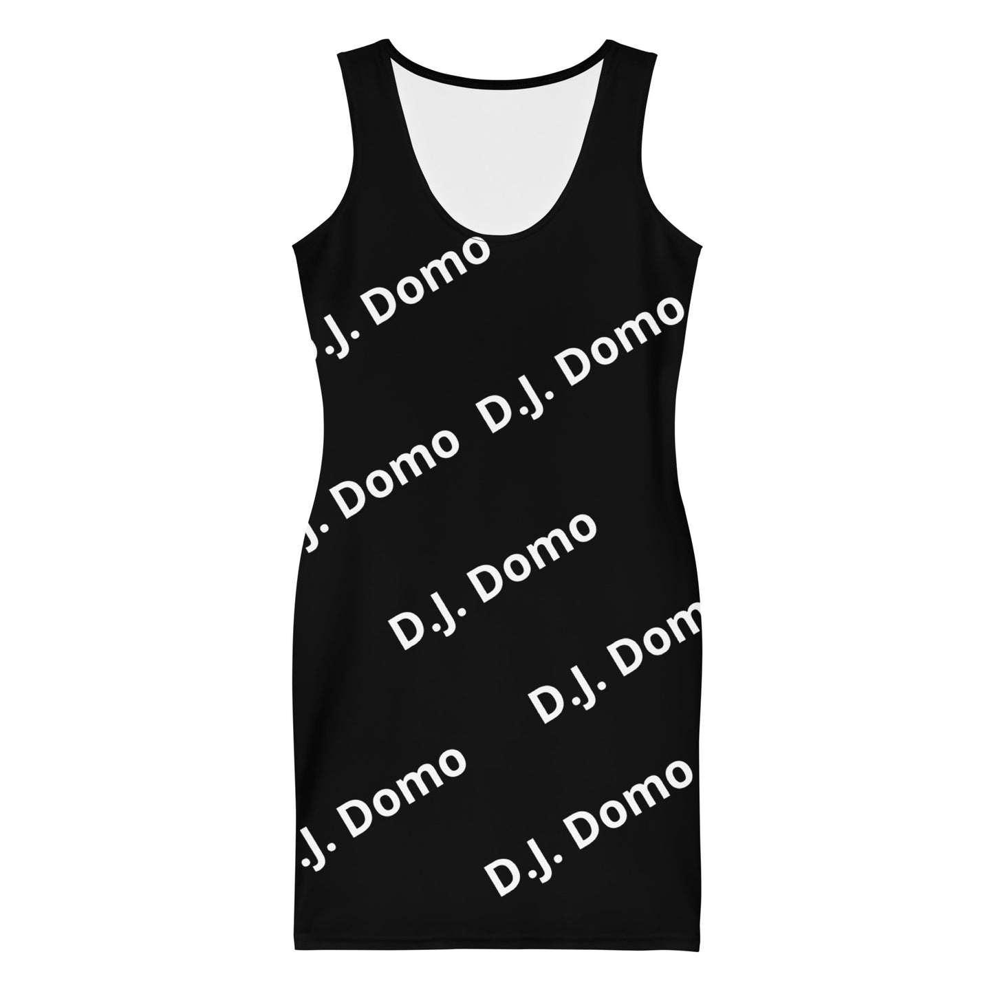 D.J. Domo "Classic" Bodycon Dress Black/White