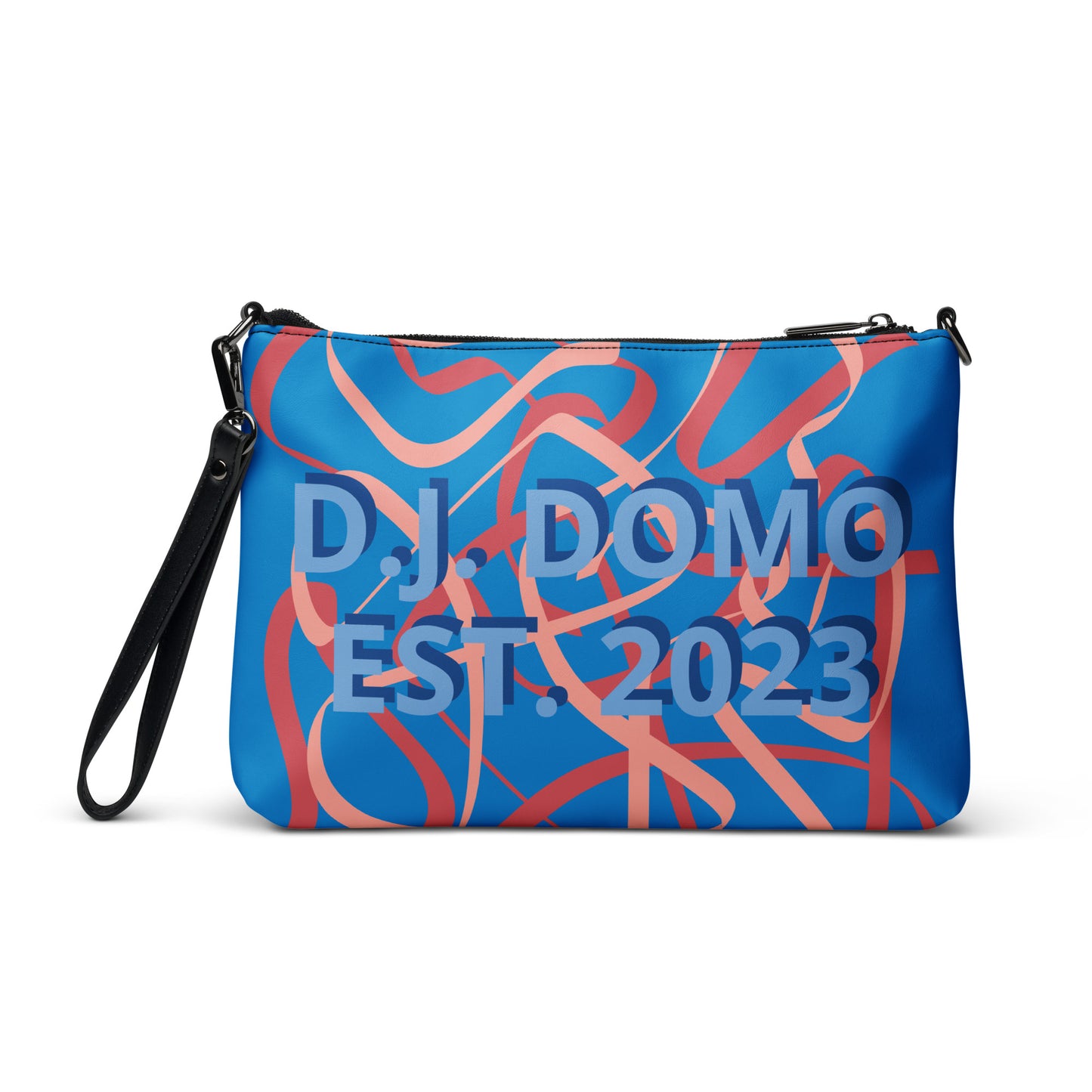 D.J. Domo Crossbody Bag Blue/Peach