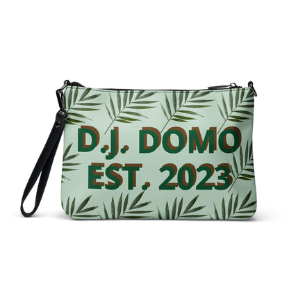 D.J. Domo "Green Plants" Crossbody Bag